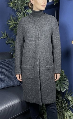 Deane white jacket long - long, coat