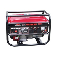 Petrol Generator 2000W 3000W Electric Key/Pull Start 6.5HP / 7HP UK Plug 4 Stoke