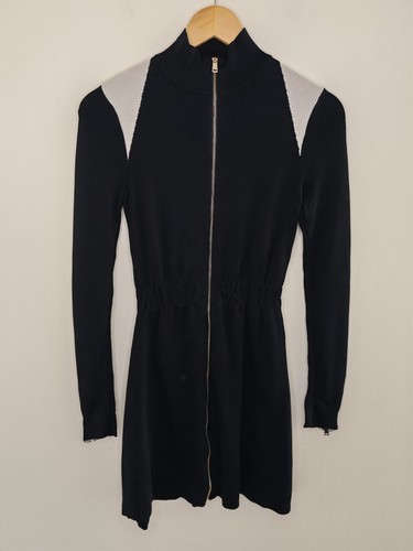 Zara knit full zip mini - zara, dress