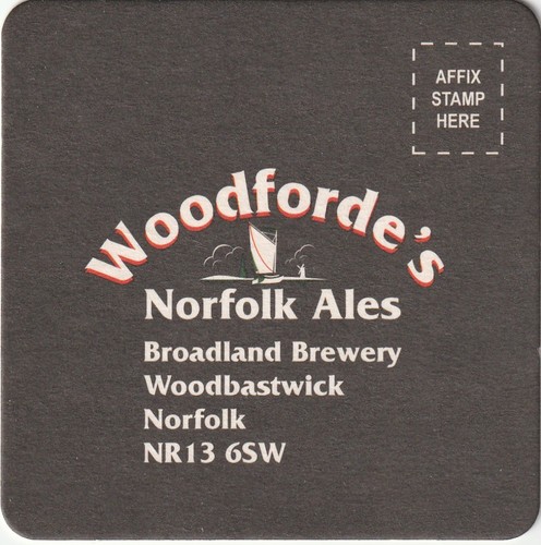 Beer mat woodforde s - mat,