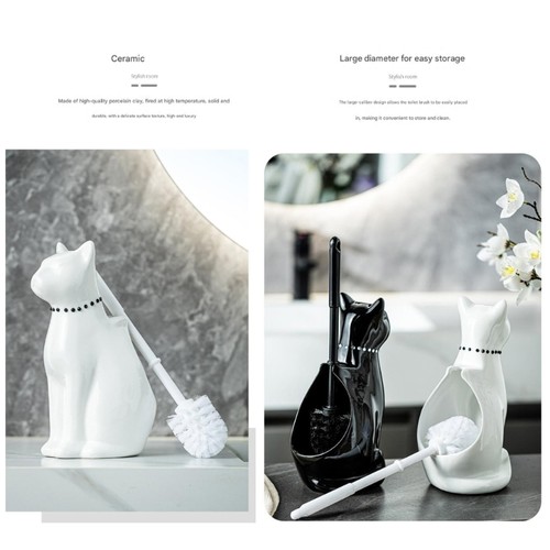Freestanding toilet brush - toilet, and