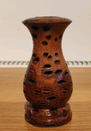 Turned banksia nut - turned, single