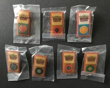 7 X Pokemon Pin Badge Gym