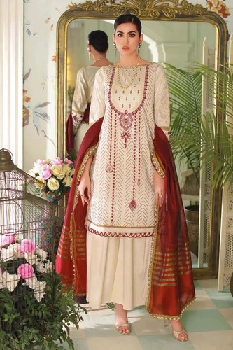 Gul ahmed embroidered lawn - ahmed*embroidered,