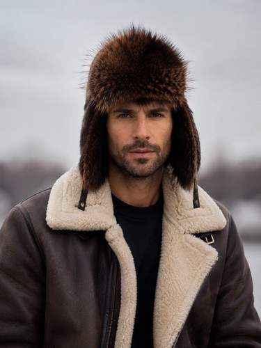 Men fur hats s - men's, men's
