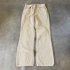 Ralph Lauren Needle Cord Trousers Womens 28" Vintage Corduroy Pants Beige