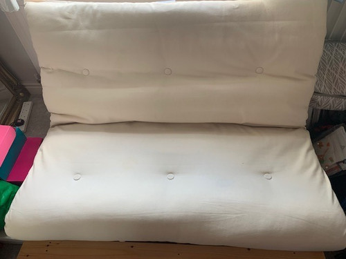 Futon sofa bed seater - futon, 3
