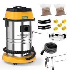 Walnut Sand Blaster Mobile Sand Blasting Gun Heavy-Duty Car Engine Clean Machine