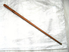 WOODEN WALKING STICK  1960'S 33.5" (83 cm) LONG TAPERING , UNIQUE SHAPE.