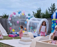 Kids Clear Transparent Dome Tent Outdoor Party Balloon Bubble House Inflatable