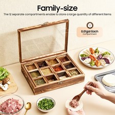 Wooden Spice Box Wooden Spice