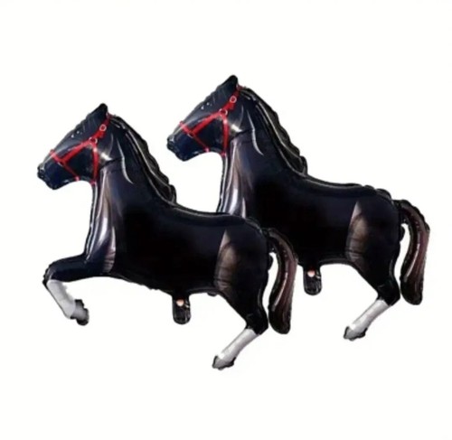 2pcs black horse themed - 2pcs,