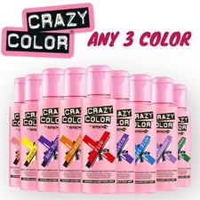 3 x CRAZY COLOR Semi-Permanent
