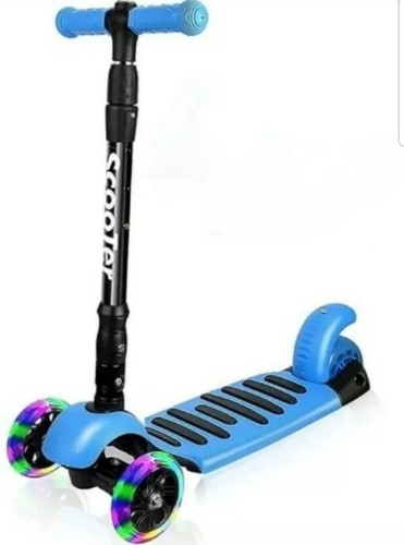 Kids kick push scooter led - scooter,