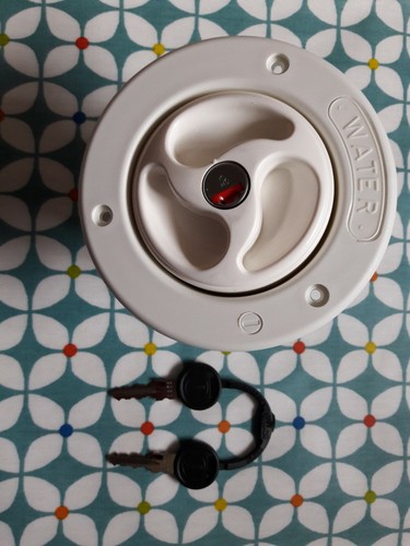 Water inlet filler cap - water, &