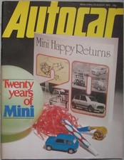 Autocar magazine 25 August