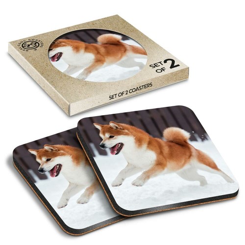 Boxed square coasters - x,