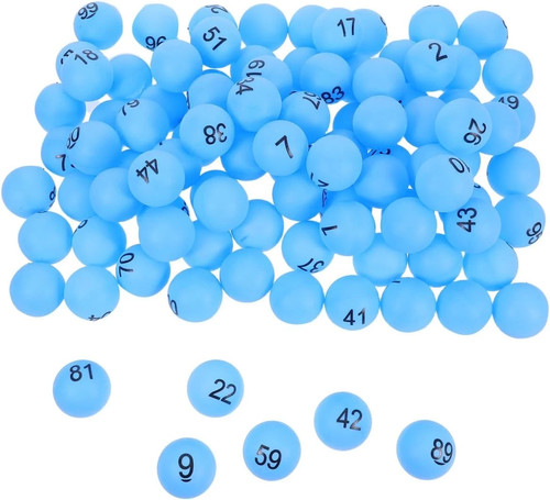 100pcs numbered balls 100 - balls, 1-100