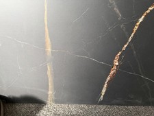 2m Kitchen Worktop Black Gold