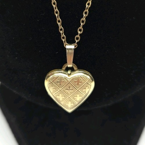 Vintage rolled gold heart - rolled,