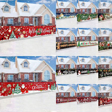 Large Merry Christmas Banner for Christmas Party Decoration Outdoor Indoor, Xmas