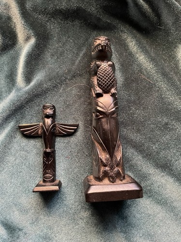Two vintage canadian totem - two,