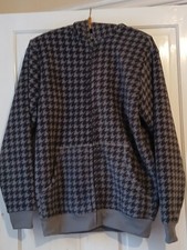 NEW mens Cotton Traders zipped fleece lined hooded jacket size medium