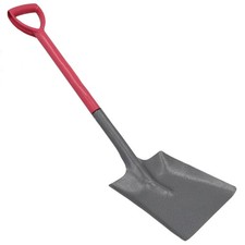 Square Mouth Builders Shovel Spade 110cm Scoop Gardening Builders All Steel