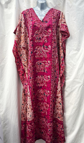 Elephant floral kaftan long - elephant,