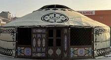 Traditional Hand Painted Mongolian Yurt 9m