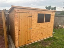 full T&G pent roof shed