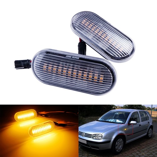 Clear lens amber led side - clear,