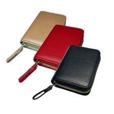 Women Credit Card Holder Small Rfid Blocking Ladies Wallet ID holder Compact Zip