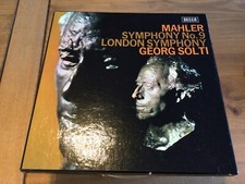 SET 360-1 WBG Mahler Symphony no. 9 Georg Solti  2LP Decca 1967