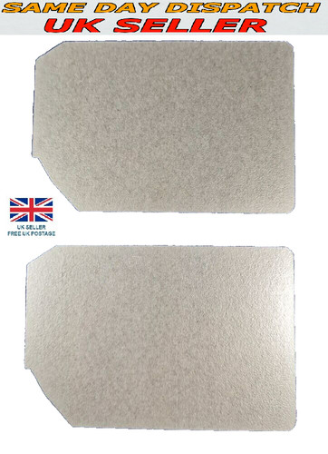 Microwave oven mica - (x2),