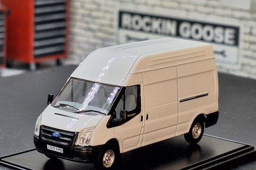 White ford transit van lwb - van,