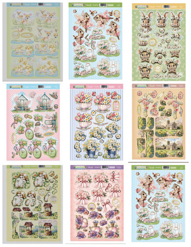 Floral awakenlings decoupage - floral,