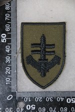BRITISH ROYAL MARINES COMMANDO SPECIAL BOAT SERVICE SBS BERET BADGE SUBDUED