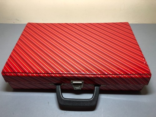 Retro striped red cassette - striped,