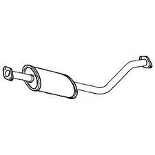 Centre Pipe & Silencer for