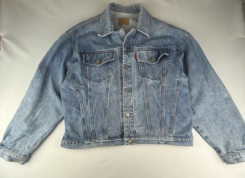 Levi mens denim jacket large - jacket,