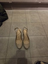 Dune London Gold Low Wedge