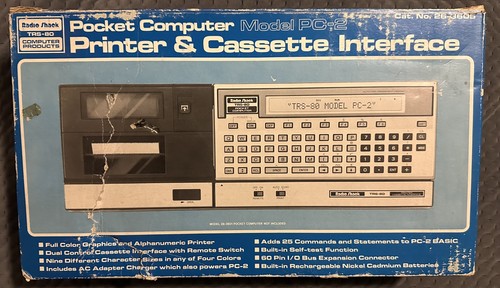 Radioshack pocket computer - radioshack,