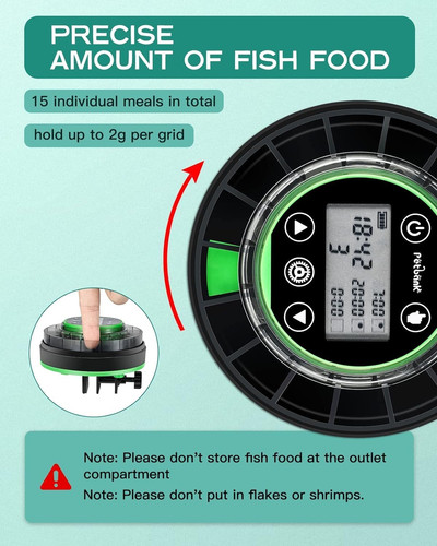 Automatic fish feeder for - fish,