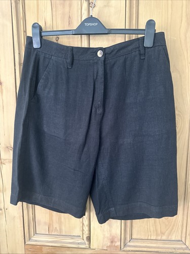 Next linen shorts black - shorts,