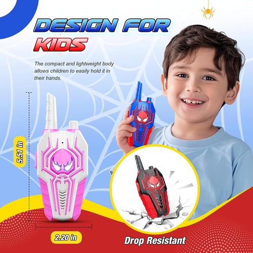 Spider kids walkie talkies - kids,