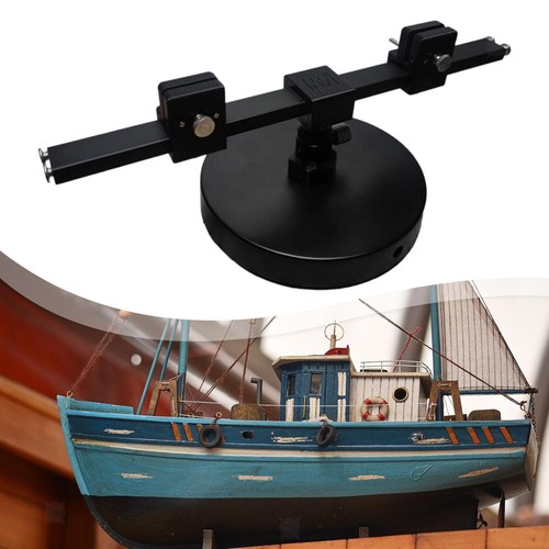 Wooden boat model stand - model,