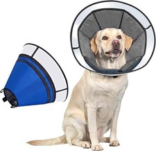 OneTigris Dog Cone Collar for Dogs After Surgery, Adjustable Head Cone XXL