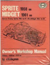 MG MIDGET Mk1-3 / AUSTIN-HEALEY FROGEYE SPRITE & Mk2-4 (1958-73) WORKSHOP MANUAL