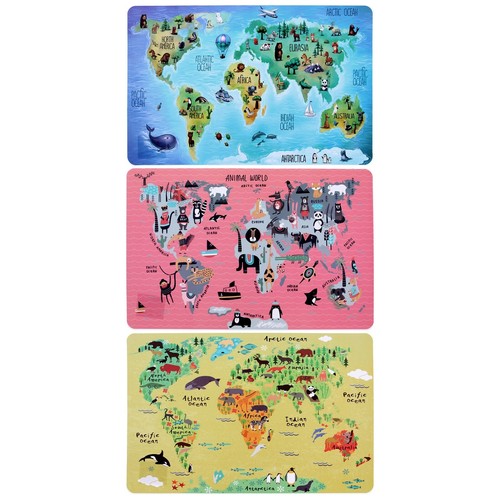 Kids placemats animal world - animal,